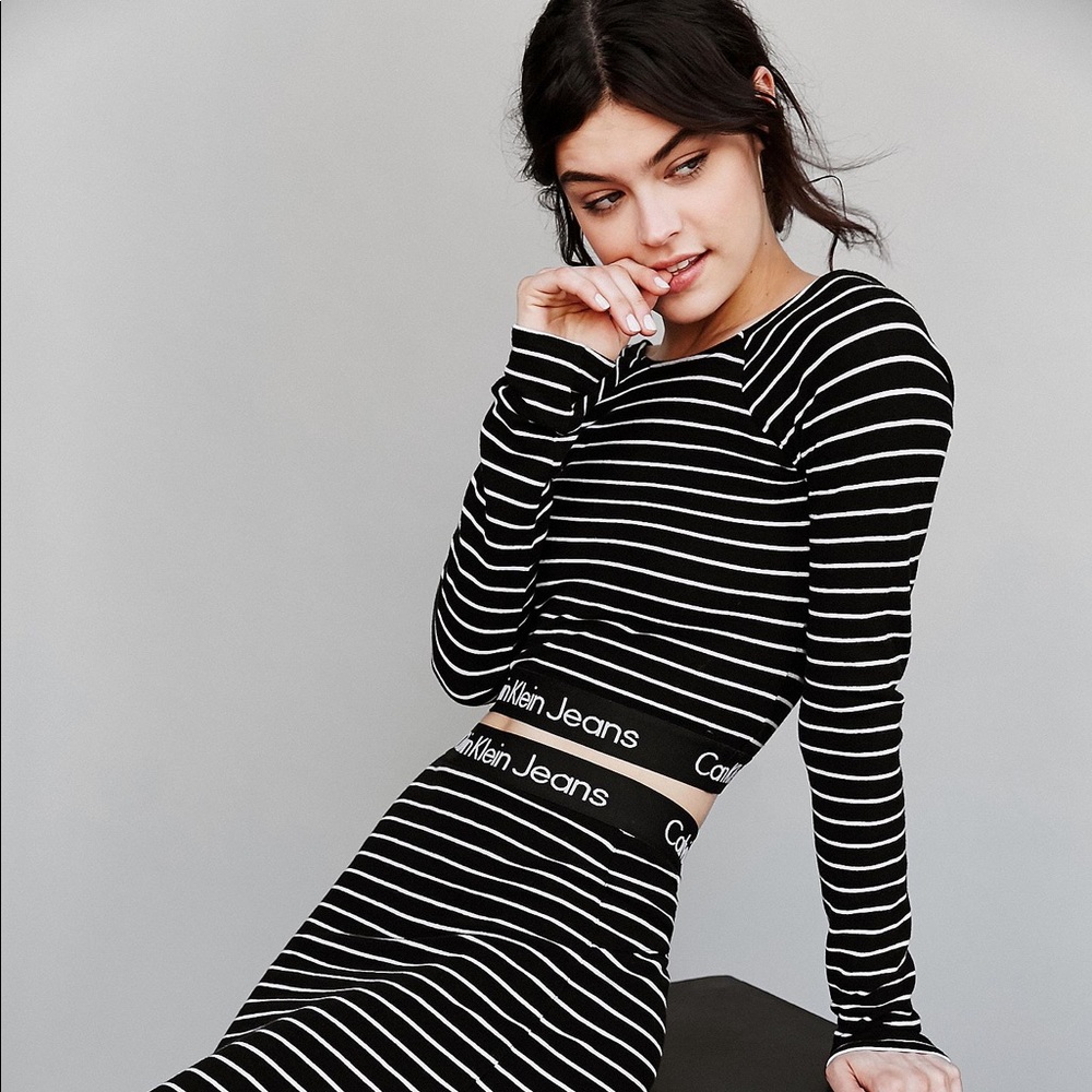 🥰 SOLD! Calvin Klein x UO Midi Tube Skirt/Top